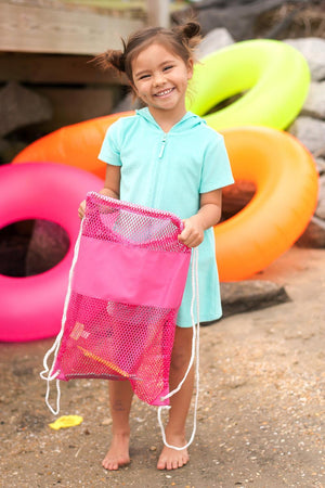 VL - Mesh Backpack - Hot Pink