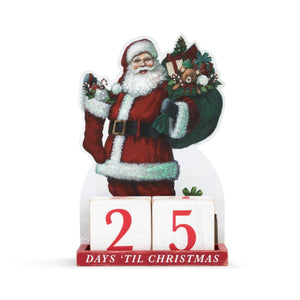 Christmas - Santa Gift Bag Christmas Countdown