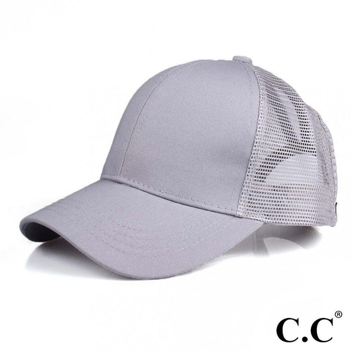 C.C. Pony Cap - Gray