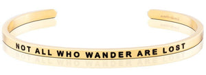 Bracelet - Not All Who Wander Are Lost