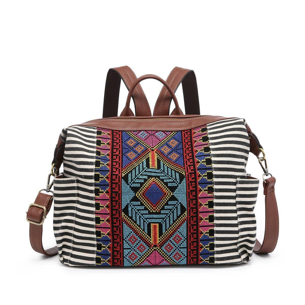 Lexie Aztec Backpack/Satchel