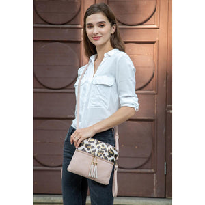 Tara Monogrammable Tassel Zip Crossbody