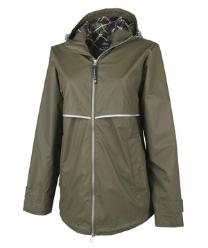 Rainjacket 5996 - Olive/Plaid