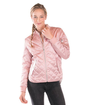 Quilted Boston Flight Jacket 5027L - Rose Gold