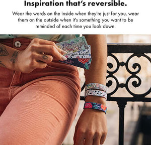 ZOX Wristband - There's Always a Rainbow After the Storm - Medium Size