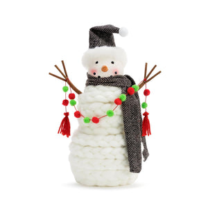 Christmas - Knit Large Snowman Figure