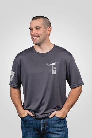 Thin Red Line T-Shirt - Grey