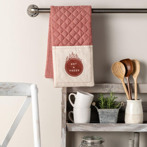Double Oven Mitt - Hot & Fresh