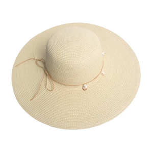Vaughn Straw Hat with Seashell Band