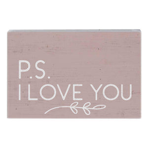 PS I Love You - Small Talk Rectangle