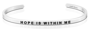 Bracelet - Hope Is Within Me - Charity Leukemia & Lymphoma Society