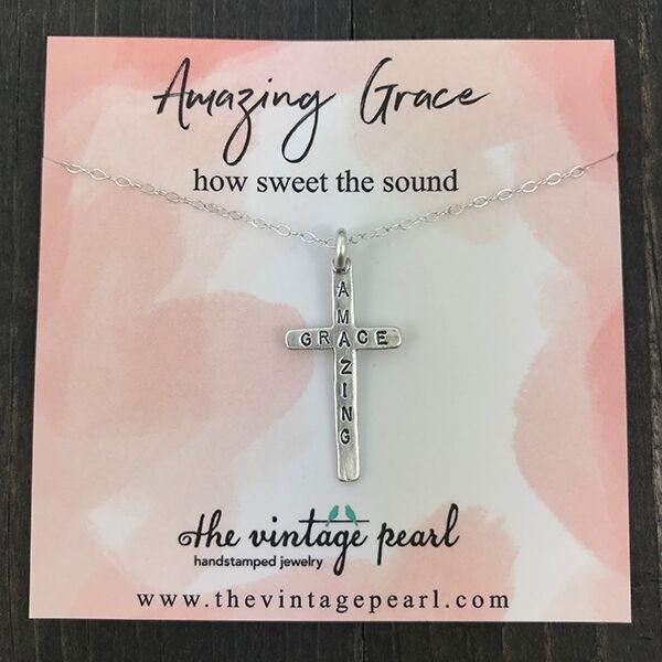 Necklace - Amazing Grace - Sterling Silver