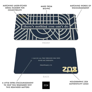 ZOX Wristband - There's Nothing You Can't Do - Kids Size