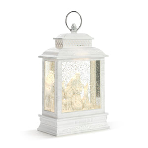 Christmas - Lit Nativity Stable Scene Lantern