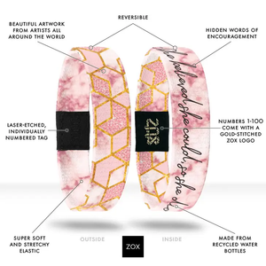 ZOX Wristband - She Believed She Could - Medium Size