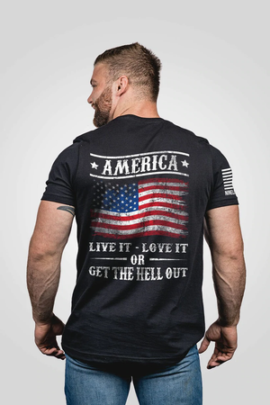 Get The Hell Out T-Shirt - Black