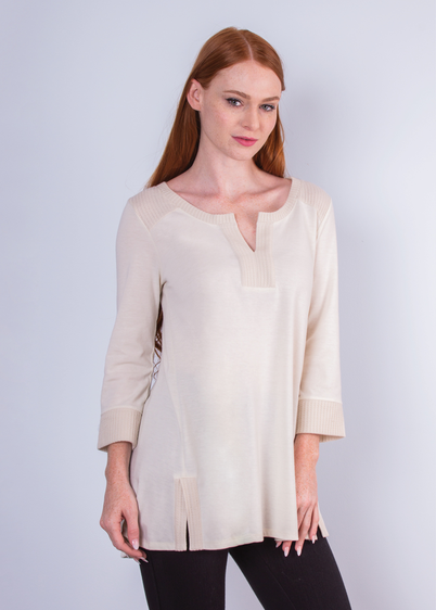 Simply Noelle Waffle Around Top - XSmall (4-6)