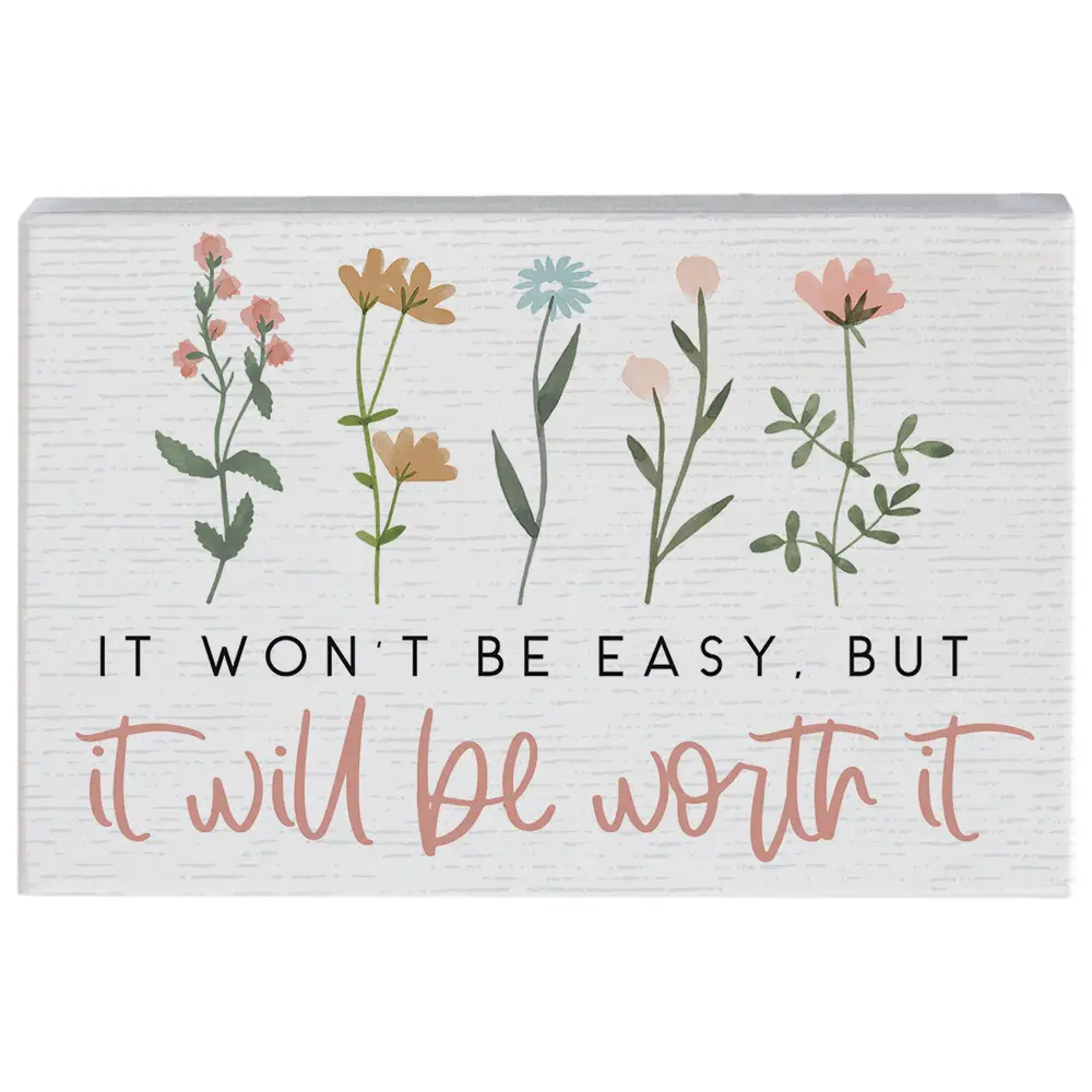 Worth It - Small Talk Rectangle