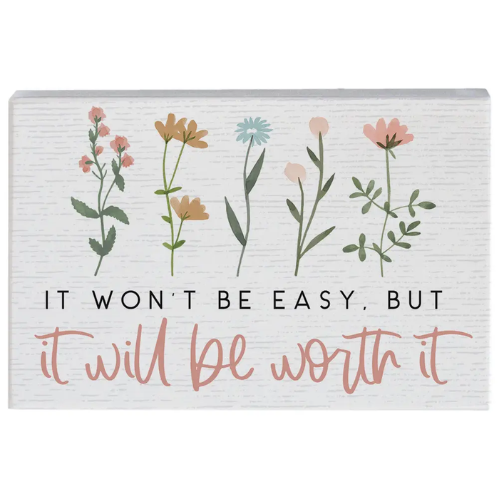 Worth It - Small Talk Rectangle