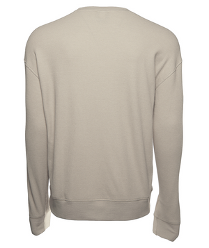 Waffle Crew Neck Sweatshirt (Unisex Fit) - Oat