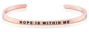 Bracelet - Hope Is Within Me - Charity Leukemia & Lymphoma Society
