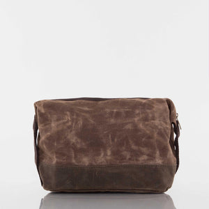 Waxed Top Zip Dopp Kit