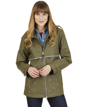 Rainjacket 5996 - Olive/Plaid