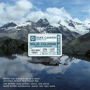 Solid Cologne - Light Musk + Neroli