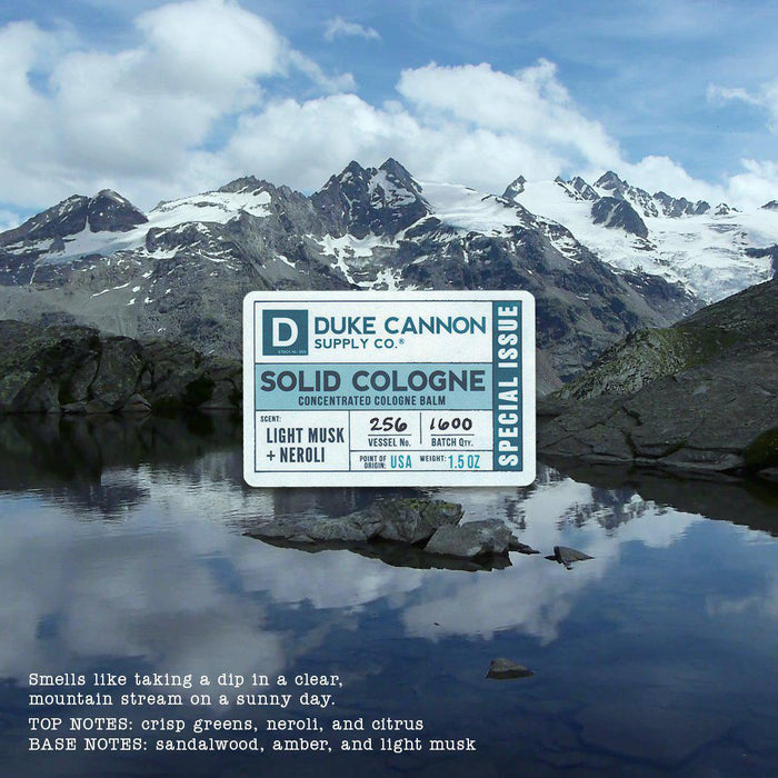 Solid Cologne - Light Musk + Neroli
