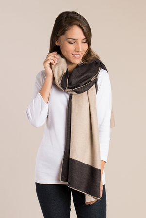 Simply Noelle Colorblock Boxed Scarf