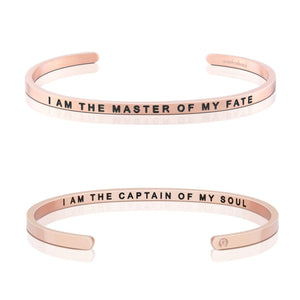 Bracelet - I Am The Master of My Fate