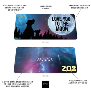 ZOX Wristband - Love You To The Moon - Kids Size