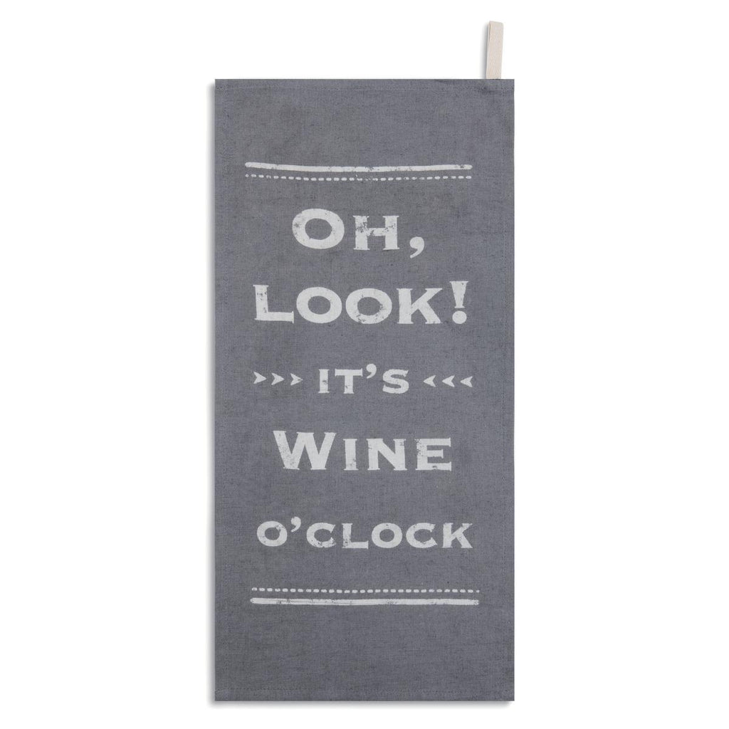 Bar Towel - Wine O'Clock
