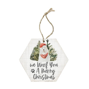 Ornament - Woof Merry Christmas