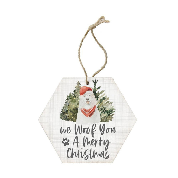 Ornament - Woof Merry Christmas