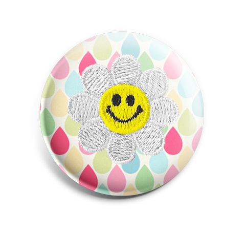 Badge - Embroidered - Daisy