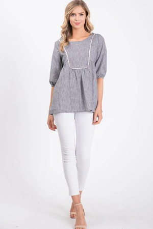 Zahara Blouse - Black