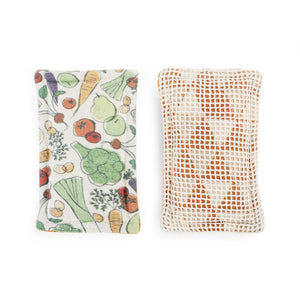 Veggies Kitchen Sponge - Set of 2 Assorted - Kitchen Accessory