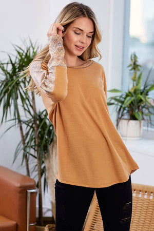 Day Break Vintage Top - Camel