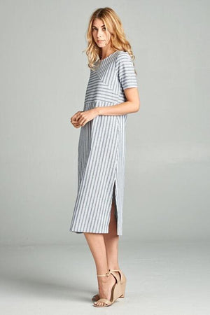 Rylee Woven Dress - Navy