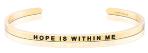Bracelet - Hope Is Within Me - Charity Leukemia & Lymphoma Society