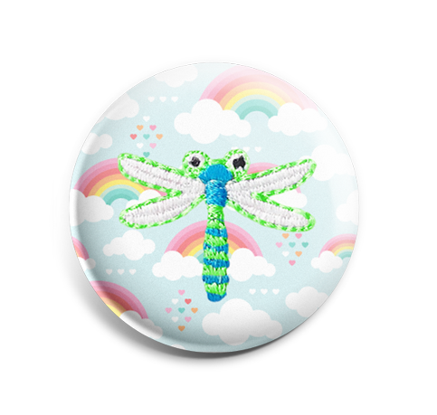 Badge - Embroidered - Dragonfly