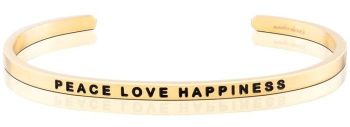 Bracelet - Peace, Love, Happiness