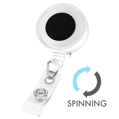 Badge Reel w/Spinning Clip