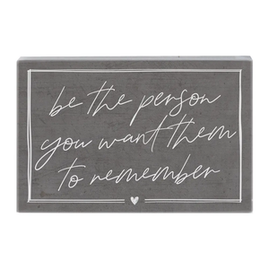 Be The Person - Small Talk Rectangle