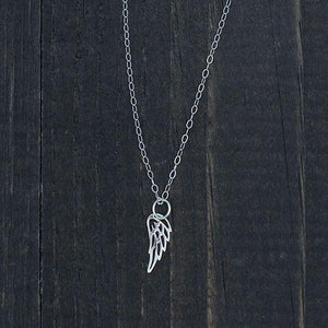 Necklace - Psalm 91:4 (Sterling Silver)