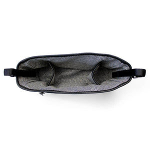 Stroller Caddy, Handy Stroller Storage - Black & Silver