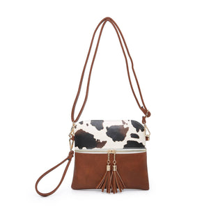 Tara Monogrammable Tassel Zip Crossbody