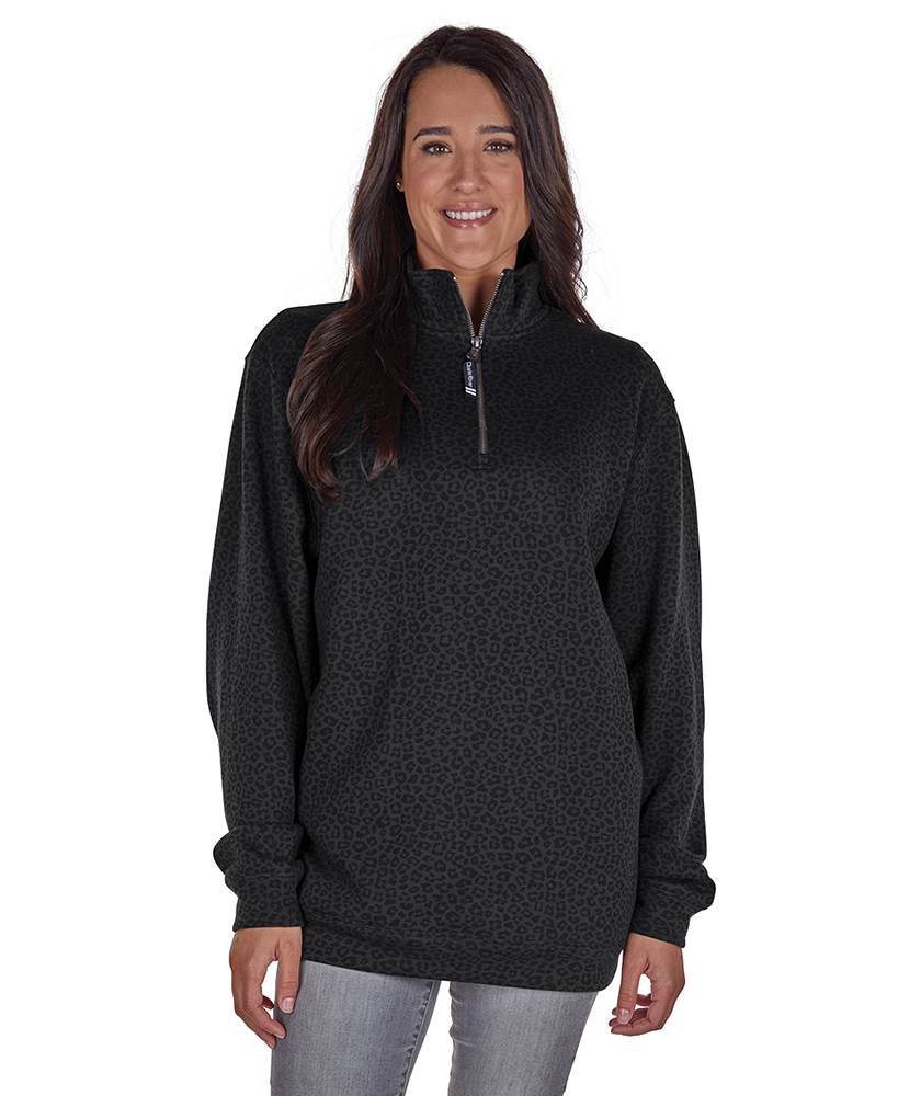 Leopard quarter discount zip