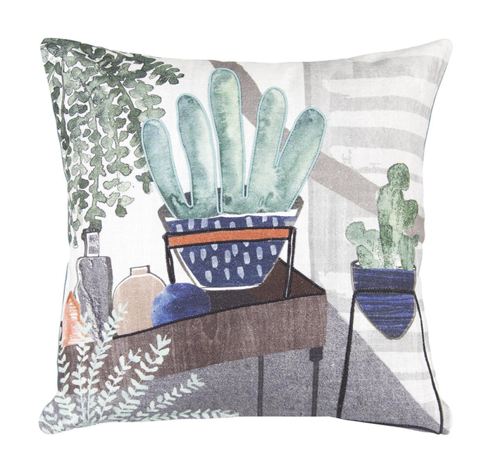 Pillow - 15" Cotton Cactus